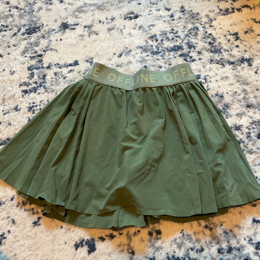 Aerie Mini Skater Skirt with Pleats for Casual Wear